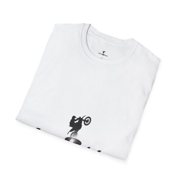 Silhouette Love2RideDirtBikes- Adventurous Spirit Unisex Softstyle T-Shirt - Image 4