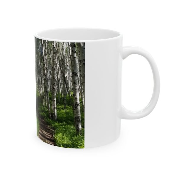 Love2ride through Aspen forests inspired Ceramic Mug, (11oz, 15oz) - Image 2