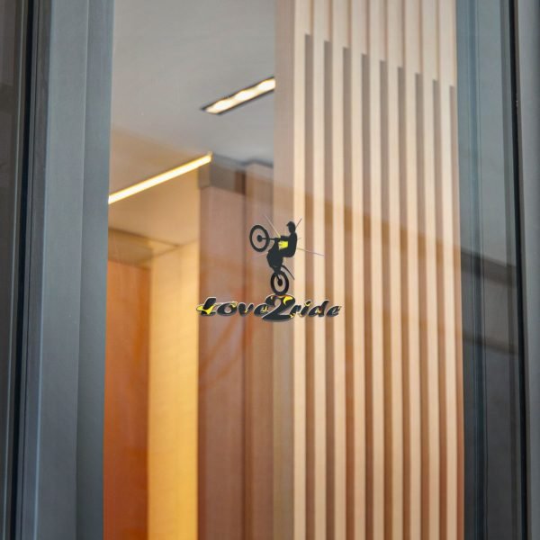 Love2Ride Trials Transparent Logo Die-Cut Stickers, (DTF) - Image 2